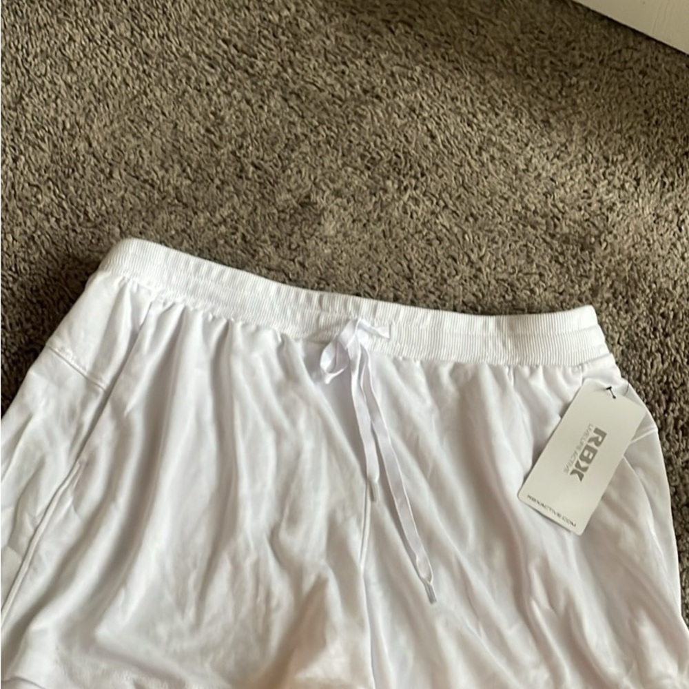RBX Classic White Active Shorts